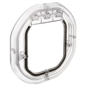 Pet-Tek Clear Glass Fitting Intermediate Dog Door G-IDDC